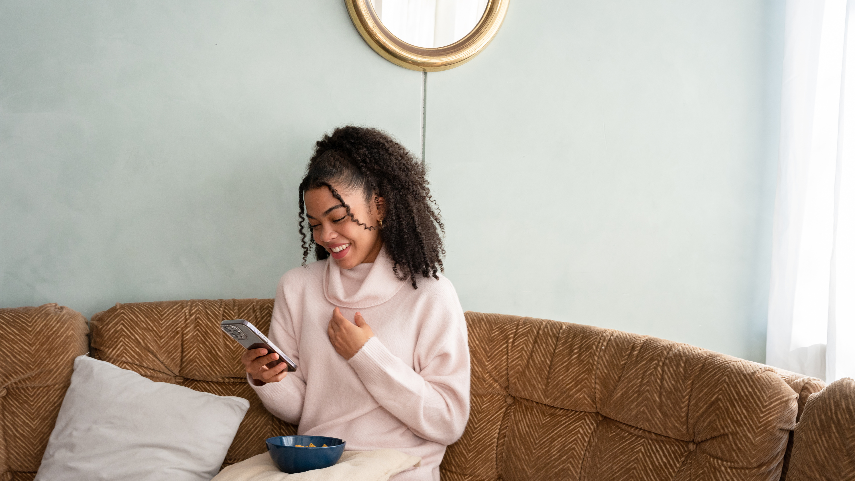 Woman Watching on Her Phone 